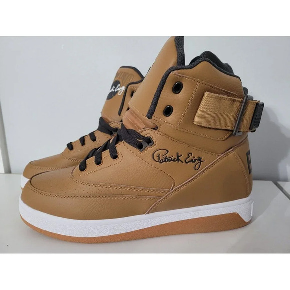 Patrick Ewing Athletics 33 HI x Orion Hybrid Wheat/Espresso Men's Size 11 - Picture 5 of 16